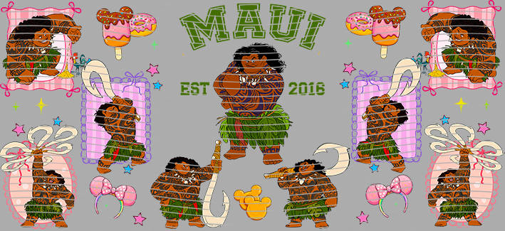 16oz Disney style-D-1199